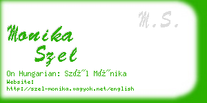 monika szel business card